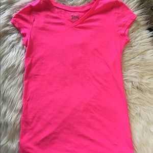 Pink Basic Short Sleeve T-Shirt